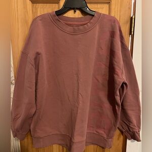 lululemon athletica Mauve Crew Neck Sweater